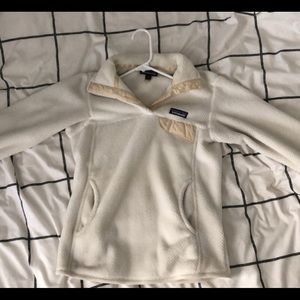 Patagonia cream button up